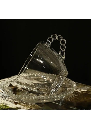 Rossel Premium Pearly 6 'lı Cam Çay Fincanı