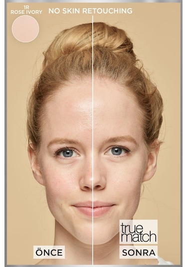 L'Oreal Paris True Match Bakım Yapan Fondöten 1R1C Rose Ivory 30 ML