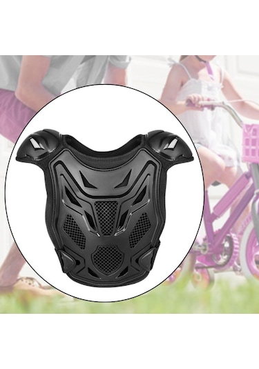 Suntek Çocuk Motosiklet Zırh Dirt Bike Dişli Motokros Siyah