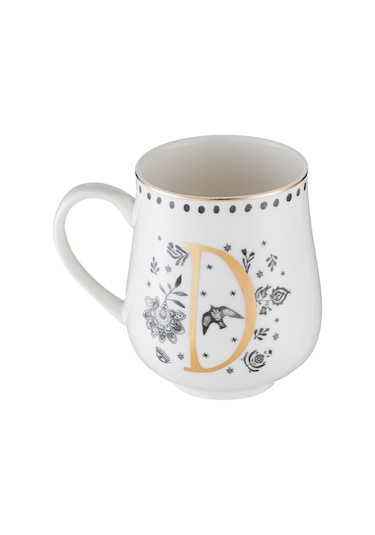 Emsan Artisan D Letter New Bone Kupa 220 Ml