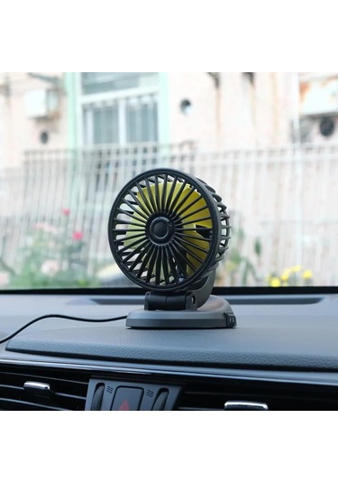 12/24v Taşınabilir Araç Soğutma Fanı 5v Usb Powered Araba Fanı 1 Adet