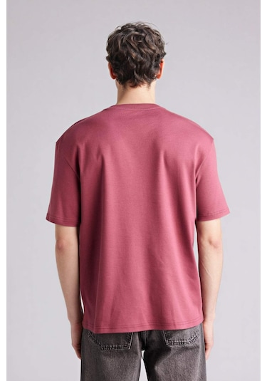 Defacto %100 Pamuk Basic Tişört E7961ax26spbr174 Bordo-br174