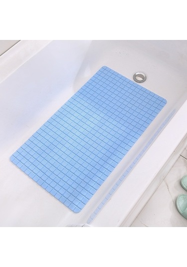 Fastbuy 40x70 Cm Pembe Kare Desenli Banyo Tıraş Duş Yolu Antipatik, Masajlı, Kolay Temizlenir, Dayanıklı Paspas Diğer