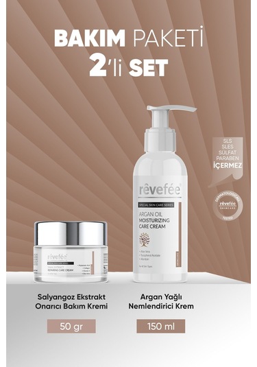 Salyangoz Ekstraktlı Onarıcı Bakım Kremi & Argan Yağlı Nemlendirici Krem