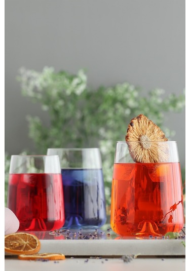 Lav Terra Su Bardak - Viski Şarap Meşrubat Bardağı 6 Lı 360 Cc.vlr359