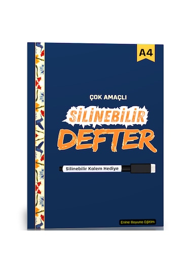 Çok Amaçlı Silinebilir Defter-a4 Kalem Hediyeli