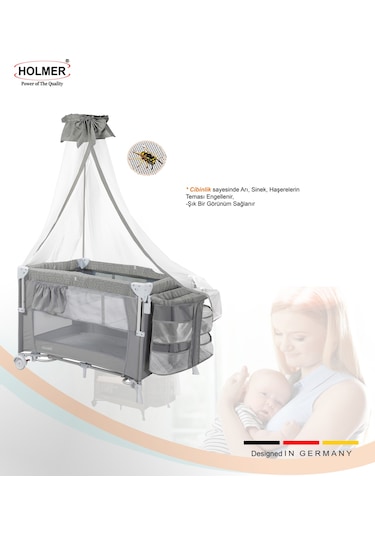 Holmer Kids Maxi Comfort Coolstyle Cibinlikli Park Yatak 70 x 110 CM