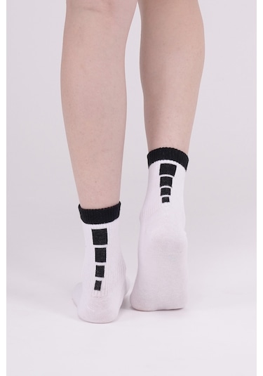 The Socks Company 3 Çift Kadın Beyaz Tenis Çorabı Beyaz