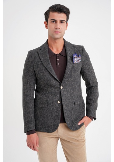 C 718 Ceket Slim Nefti Nefti