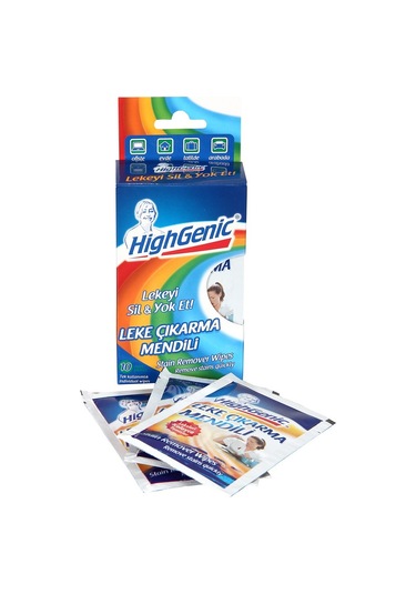 Highgenic Leke Çıkarma Mendili 10'lu 4 Paket
