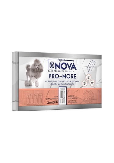 Mydog Nova Küçük Irk 0-10 KG Köpek Ense Damlası 2 x 4 ML