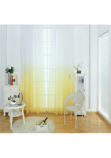 Brillant Tül Perde - Renk Geçişli Tül - Renkli Tül Perde