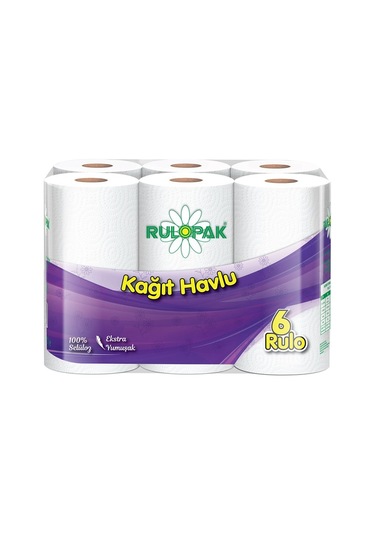 300128 Rulopak 24'lü Rulo Havlu