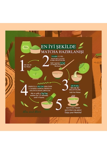 Mim and More Hazelnut Matcha Fındıklı Matcha 50 G