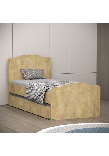 Garaj Home Yaren Yavrulu Karyola - Meşe Diğer