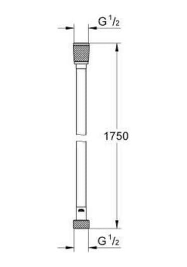 Grohe Silverflex Duş Hortumu 175 Cm - 28388a01 Siyah