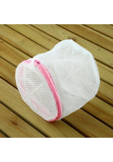 Sütyen Yıkama Filesi Tam Korumalı Hassas Çamaşır Yıkama Aparatı - Blba-435441 Renkl