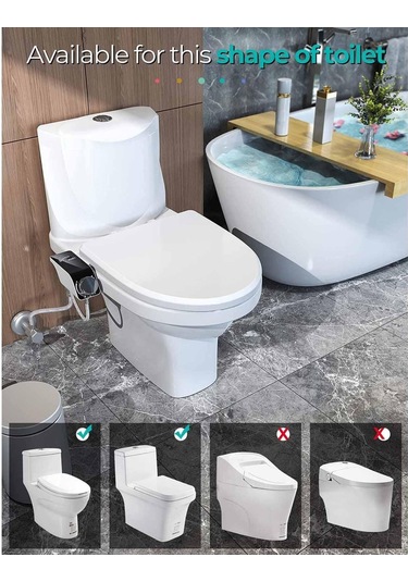 Suntek Tuvalet Için Bide Aparatı 3/8'' Banyo Ev Için Klozet