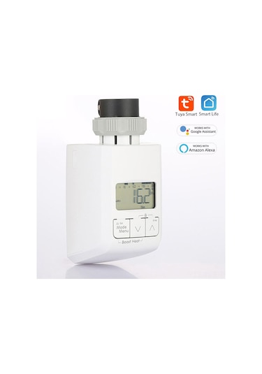 Yaozixa Akıllı Radyatör Termostati, Wıfı İle Kontrol, Otomatik/manuel Mod, Oda Sıcaklığı Ölçme Ve Gösterimi, Işıklandırma, M30 Arayüzü