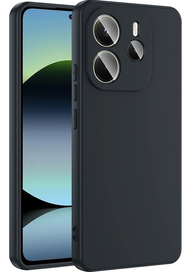 Xiaomi Redmi Note 14 4g Arka Kapak Silikon Kılıf Siyah