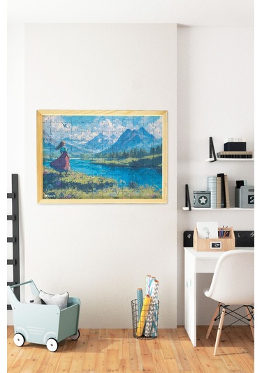 Ahşap Çerçeveli Puzzle - Tablo Hthp - 017 23 X 32 120 Parça