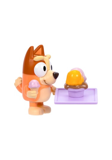 Bluey Tek Figür Aksesuarlı Set Bluey Tek Figür Aksesuarlı Set Bingo Ve Dondurma