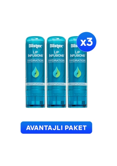 Blistex Lip Infusions Uzun Süreli Nemlendirici Dudak Bakımı 3 x 3.7 G