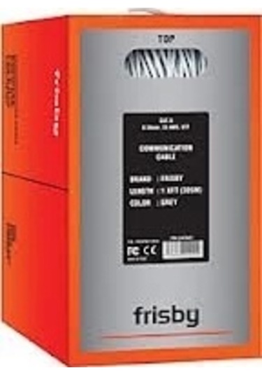 Ontech - Frısby Fr-cat601 305mt 0.58mm 23awg Cat6 Utp Kablo Gri