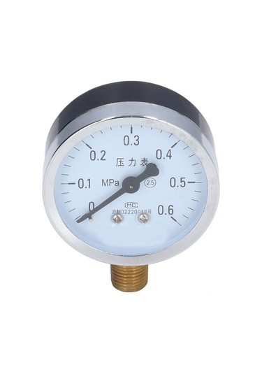 Dofolink Demir Kasa 1/4 Npt Basınç Ölçer - Su, Hidrolik, Yağ Basıncı İçin - 0-1 Mpa Aralığı - Şeffaf Gösterge - Ev, Sanayi Kullanıma Uygun