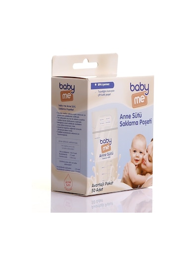 Baby Me Süt Saklama Poşeti 50 Adet