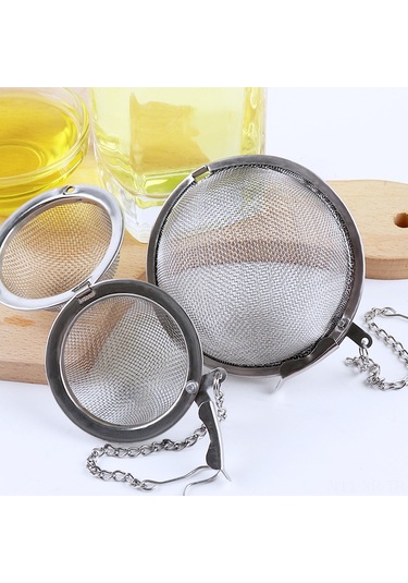 Xiyyadms 304 Paslanmaz Çelik Çay Ve Kahve Filtresi - 4 Farklı Boyutlu Küresel Demleme Topu Diğer