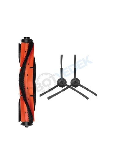 Lydsto R1d Uyumlu Yedek Ana Fırça Ve Yan Fırça-3 Parça