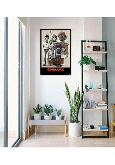 Gorillaz Rock Müzik Duvar Posteri - Çerçevesiz
