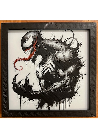 Venom 3d Baskı Tablo Çerceve