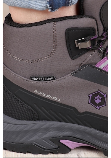 Lumberjack Re-cycle Kaymaz Su Geçirmez Outdoor Kadın Bot 667800001060 12 Mor