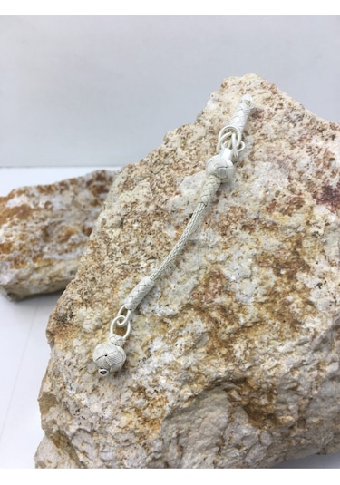 Gümüş Kazaziye Tekli Top Püskül