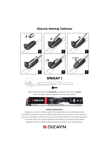 S-dizayn Hyundai İ20 Ön Cam Silecek Seti 2014-2020 Premium Araca Özel 60-40 Cm A+ Kalite