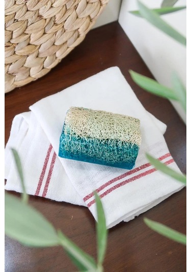 Doğal Kabak Lifli Okyanus Kokulu Sabun 120 Gr. İkili Set