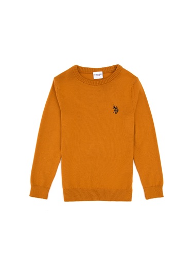 U.s. Polo Assn. Erkek Çocuk Hardal Kazak /triko 50315586-vr072 Hardal
