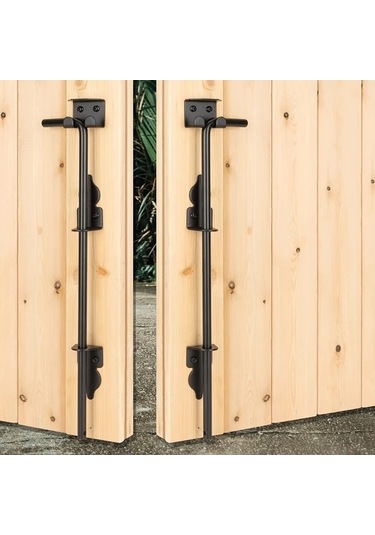 Besthome1 Dream011 18 Inç Siyah Çelik Yer Anchörü Kapı Kilit