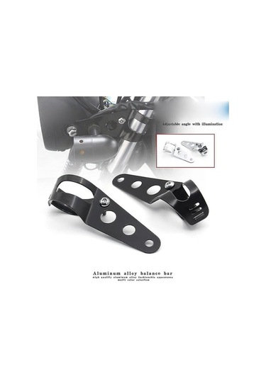 Artfulabode Siyah Sinyal Seti, Retro Harley Motosiklet Far Braketi, 1 Adet