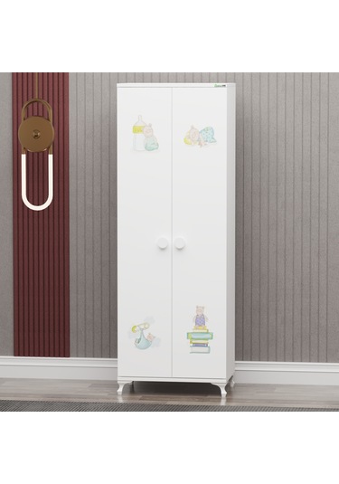 Garaj Home Yıldız 2 Kapaklı Dolap - Ayıcık