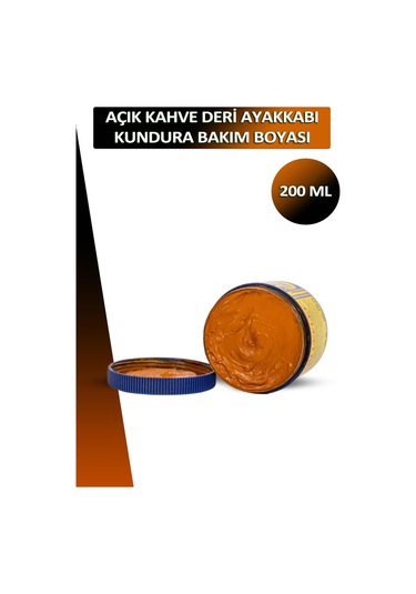 Bağcık + Nuri Leflef Deri Ayakkabı Kundura Bakım Boyası 200 Ml Set 001