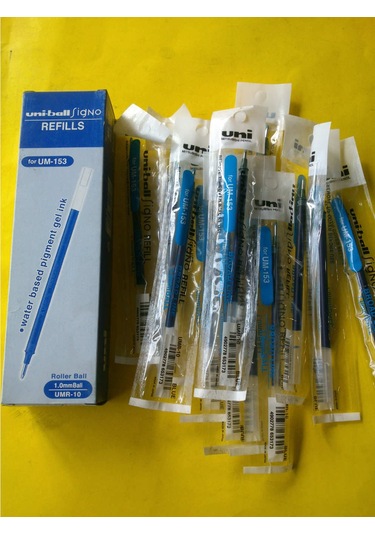 Imza Kalemi Um 153 Yedeği Mavi 12 Adet Unibal