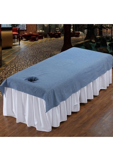 Ganzhoushop Yıkanabilir Suntek Pamuk Masaj Masası Koyu Mavi Akupunktur Matı