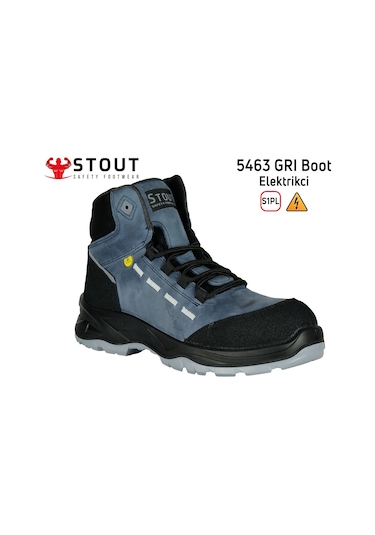 Stout İş Ayakkabısı Kompozit Burunlu Epl 5463 S3 Gri - 47