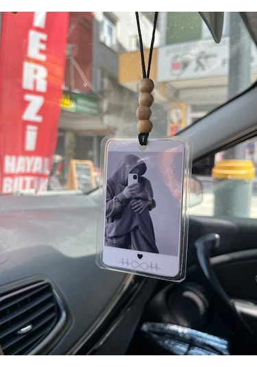 Fotoğraflı Araba Süsü, Kişiye Özel Oto Süsü, Sevgililer İçin, Hediye Fikri , Kokusuzdur