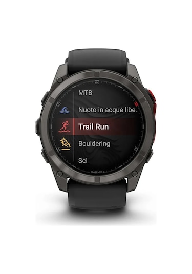 Garmin Fenix 8 - 51 MM Microled Sapphire Silikon (Distribütör Garantili)
