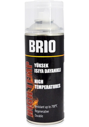 Brio Sprey Boya Transparan Yüksek Isıya Dayanıklı 400 Ml