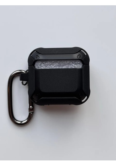 Life Tech. Airpods Uyumlu 4 İçin Koruyucu Kılıf, Karabinalı Kılıf 396531876 Mavi